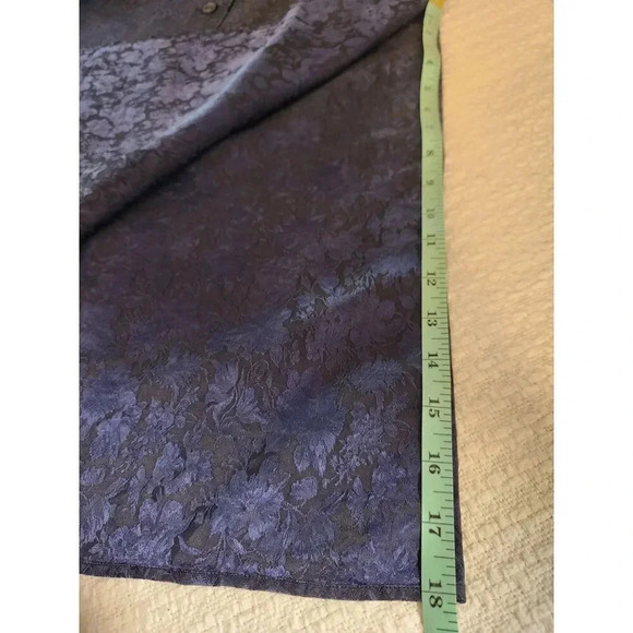 Stunning MaxMara Vintage Floral Button Up Sleeveless Midi Shirt Dress Sz 2 - Picture 10 of 10